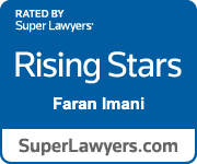 Rated by Super Lawyers - Rising Stars - Faran Imani