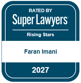 Super Lawyers Rising Stars 2027 – Faran Imani - Badge